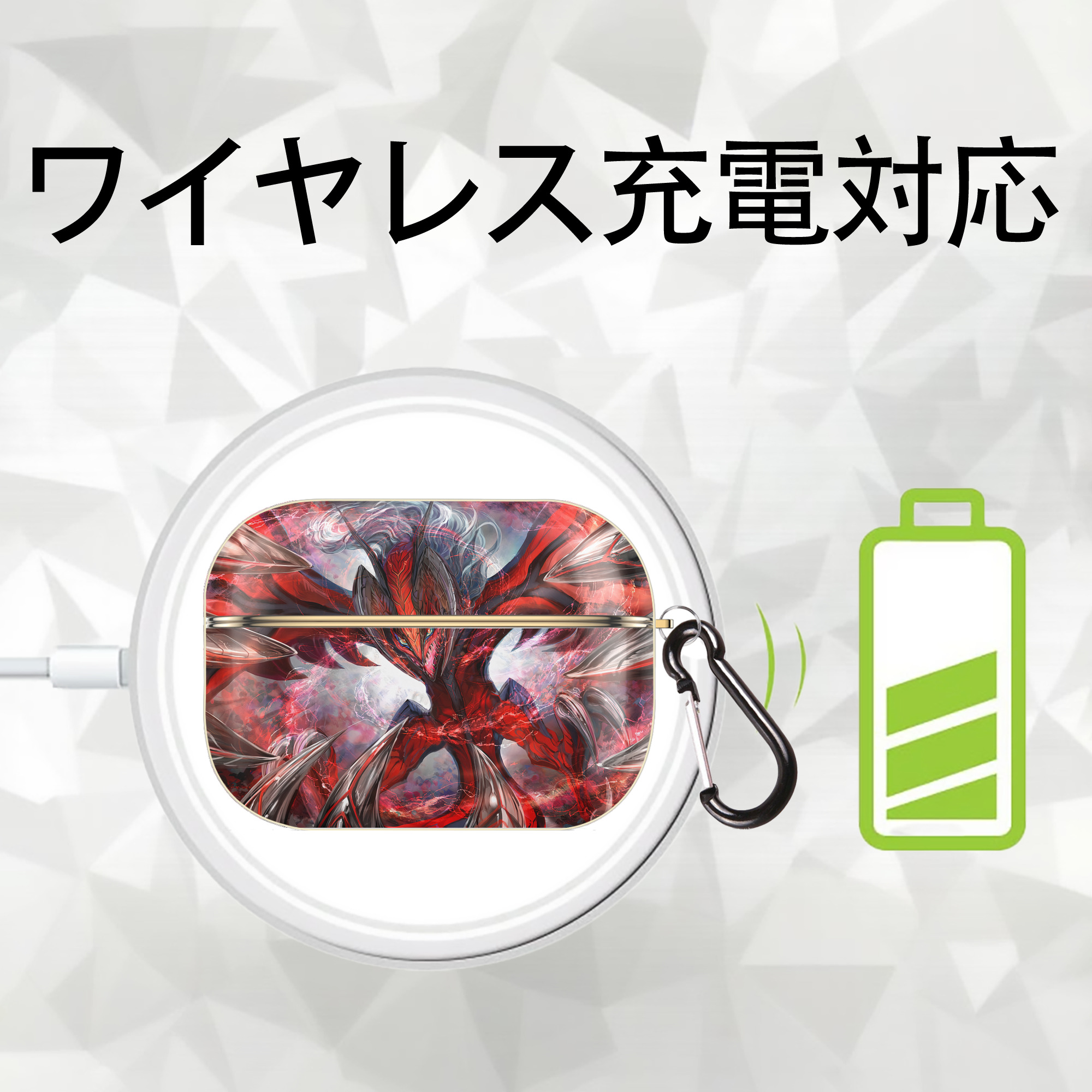 ポケットモンスター Pokémon 【AirPods Pro用】ハードシェル保護ケース｜耐衝撃・防指紋・カラビナ付き商品仕様