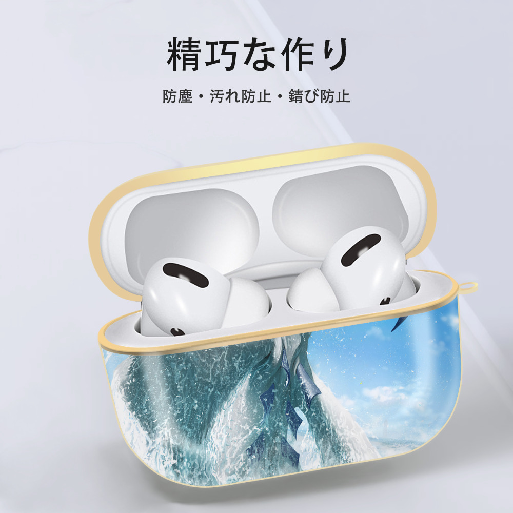ポケットモンスター Pokémon 【AirPods Pro用】ハードシェル保護ケース｜耐衝撃・防指紋・カラビナ付き商品仕様