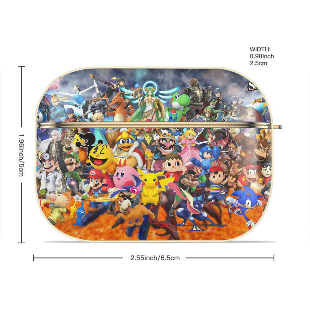 ポケットモンスター Pokémon 【AirPods Pro用】ハードシェル保護ケース｜耐衝撃・防指紋・カラビナ付き商品仕様