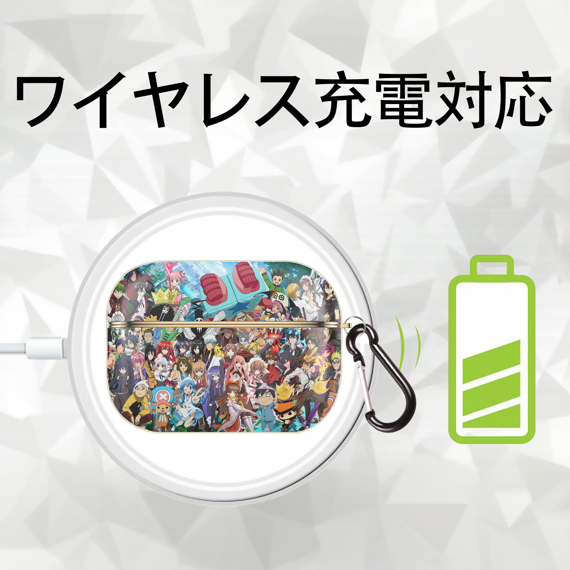 ポケットモンスター Pokémon 【AirPods Pro用】ハードシェル保護ケース｜耐衝撃・防指紋・カラビナ付き商品仕様
