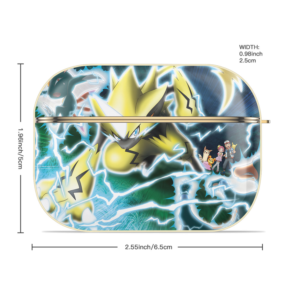ポケットモンスター Pokémon 【AirPods Pro用】ハードシェル保護ケース｜耐衝撃・防指紋・カラビナ付き商品仕様
