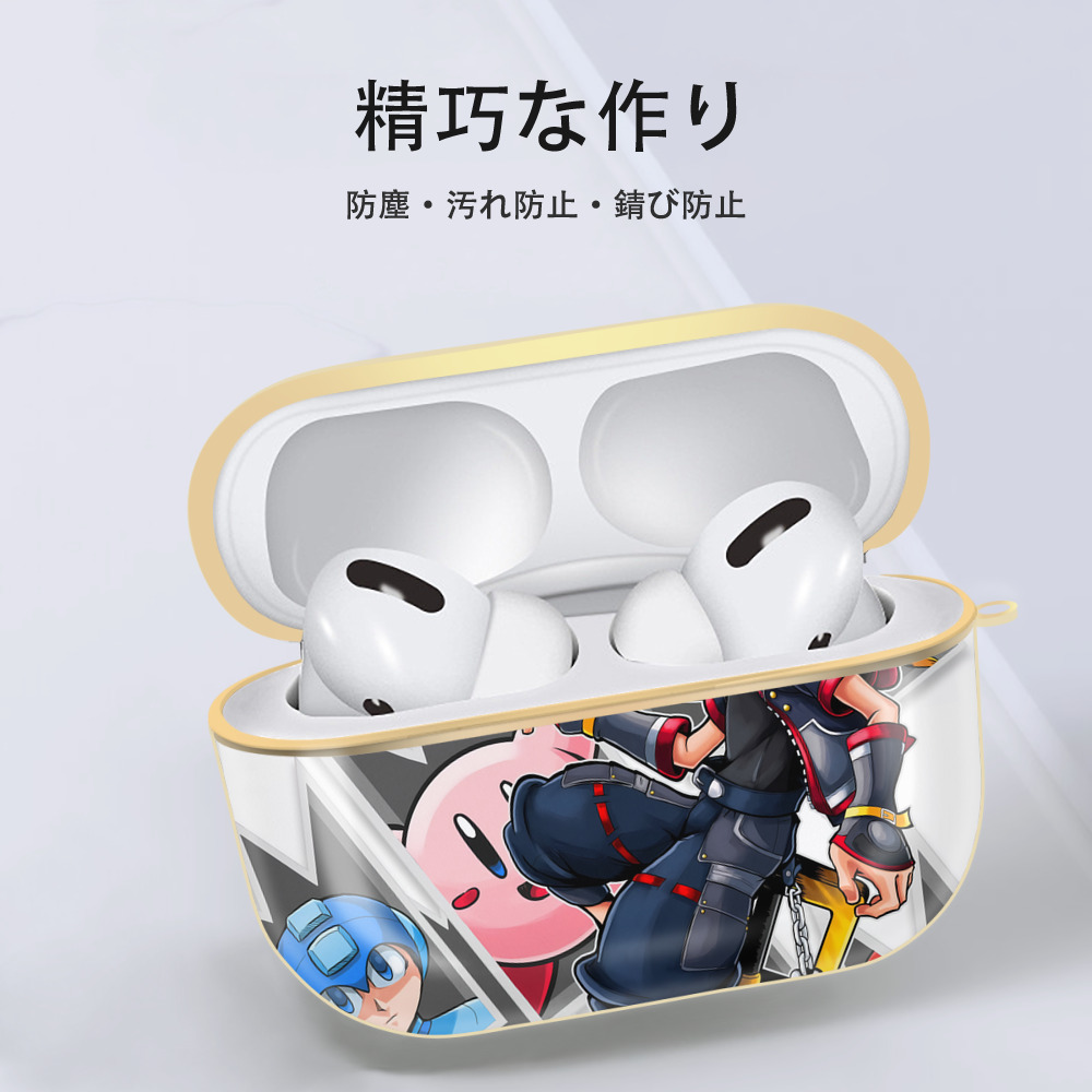 ポケットモンスター Pokémon 【AirPods Pro用】ハードシェル保護ケース｜耐衝撃・防指紋・カラビナ付き商品仕様