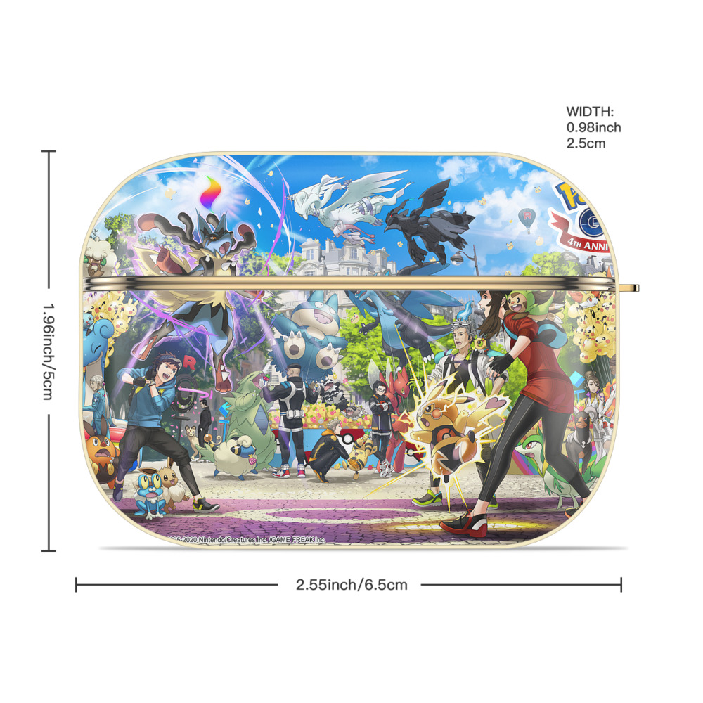 ポケットモンスター Pokémon 【AirPods Pro用】ハードシェル保護ケース｜耐衝撃・防指紋・カラビナ付き商品仕様
