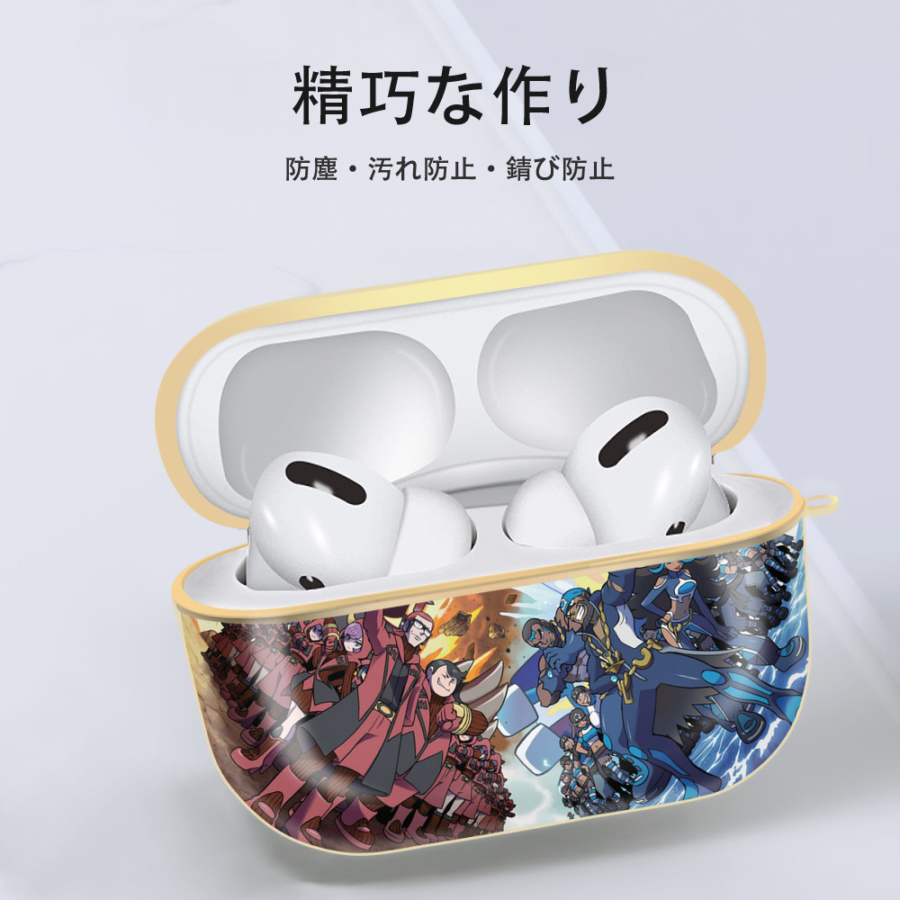 ポケットモンスター Pokémon 【AirPods Pro用】ハードシェル保護ケース｜耐衝撃・防指紋・カラビナ付き商品仕様