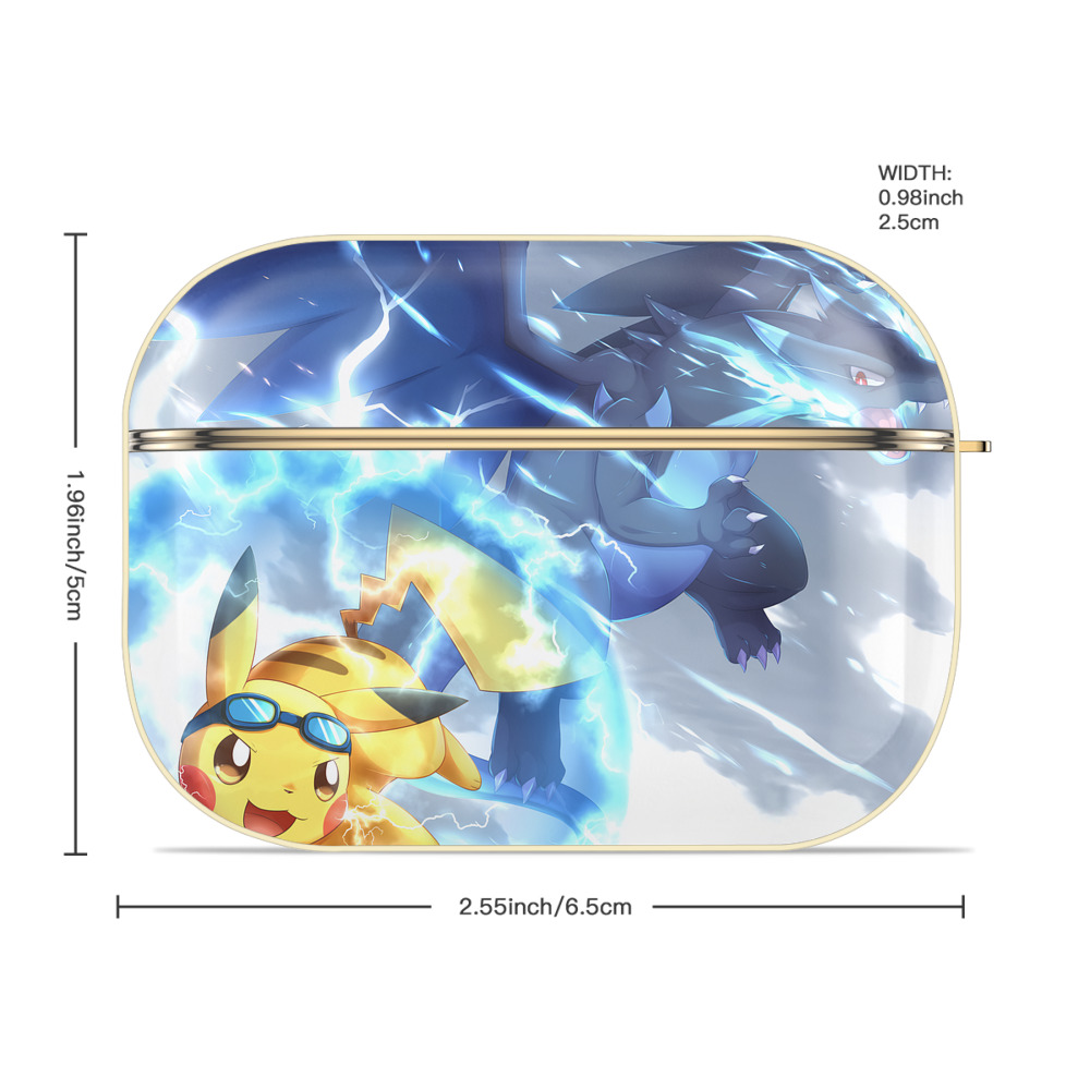 ポケットモンスター Pokémon 【AirPods Pro用】ハードシェル保護ケース｜耐衝撃・防指紋・カラビナ付き商品仕様
