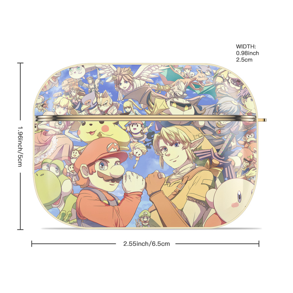 ポケットモンスター Pokémon 【AirPods Pro用】ハードシェル保護ケース｜耐衝撃・防指紋・カラビナ付き商品仕様