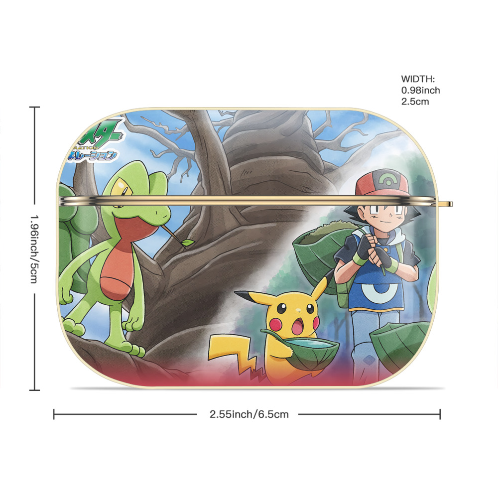 ポケットモンスター Pokémon 【AirPods Pro用】ハードシェル保護ケース｜耐衝撃・防指紋・カラビナ付き商品仕様