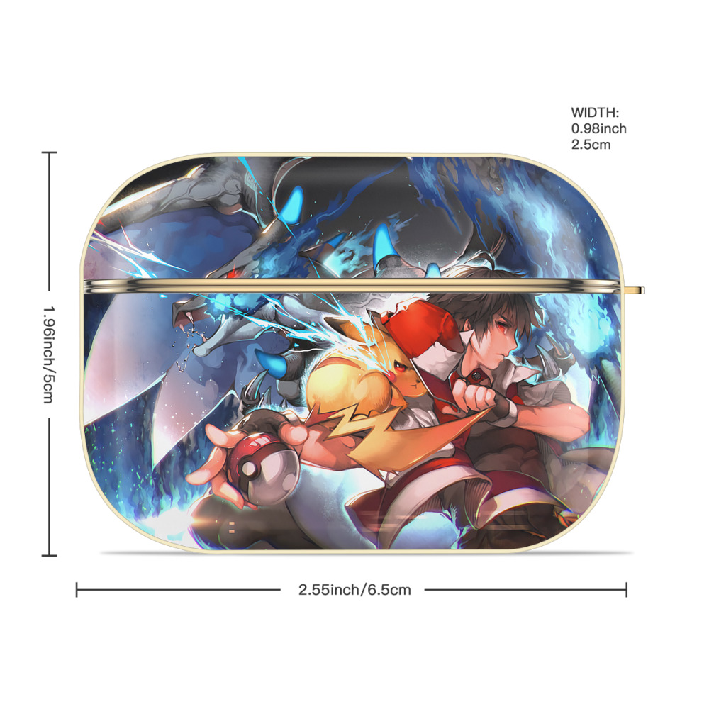ポケットモンスター Pokémon 【AirPods Pro用】ハードシェル保護ケース｜耐衝撃・防指紋・カラビナ付き商品仕様