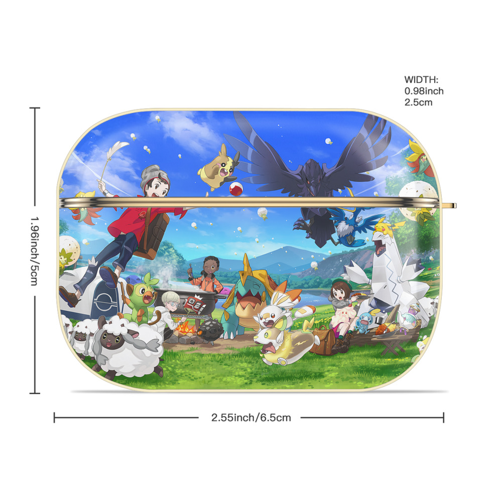 ポケットモンスター Pokémon 【AirPods Pro用】ハードシェル保護ケース｜耐衝撃・防指紋・カラビナ付き商品仕様