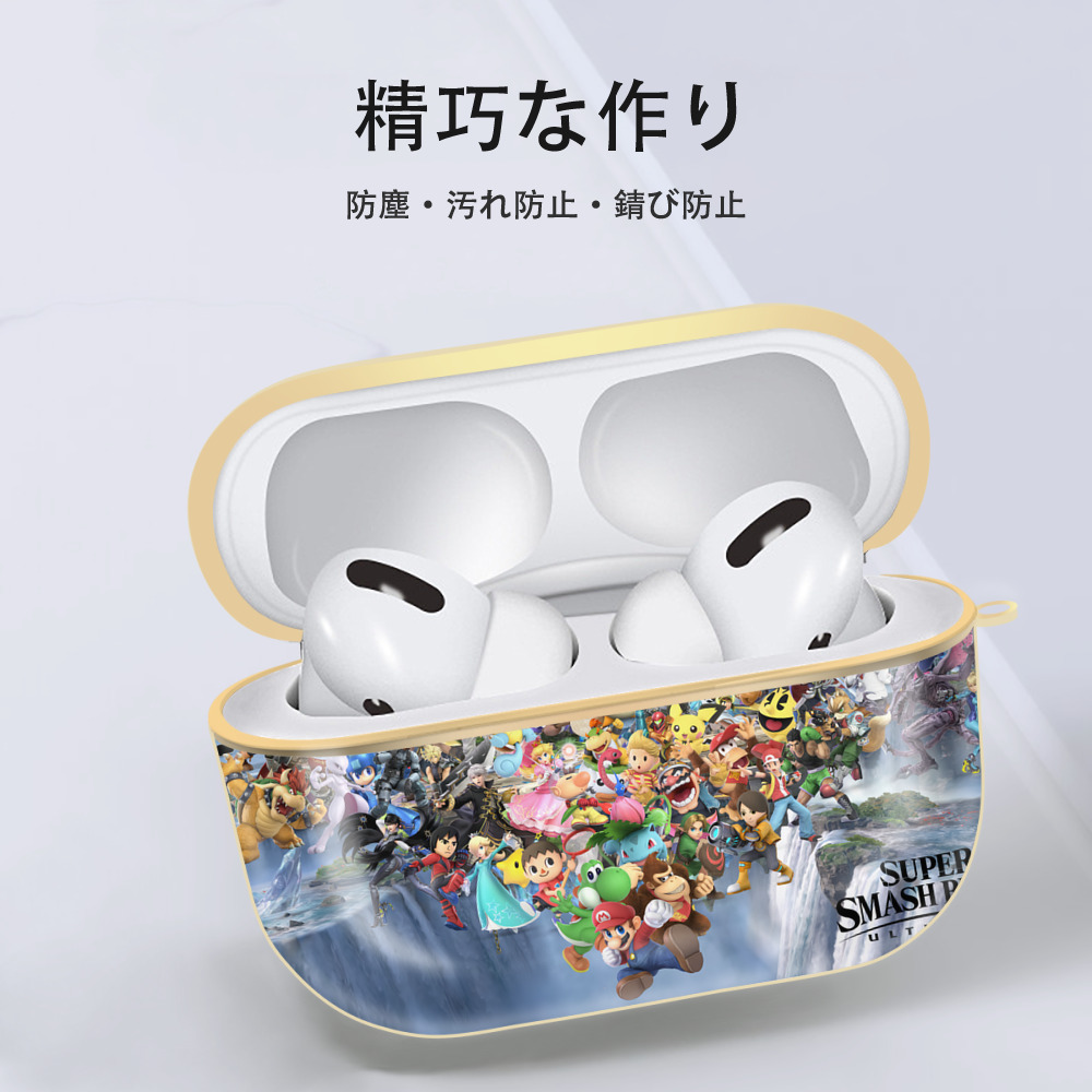 ポケットモンスター Pokémon 【AirPods Pro用】ハードシェル保護ケース｜耐衝撃・防指紋・カラビナ付き商品仕様