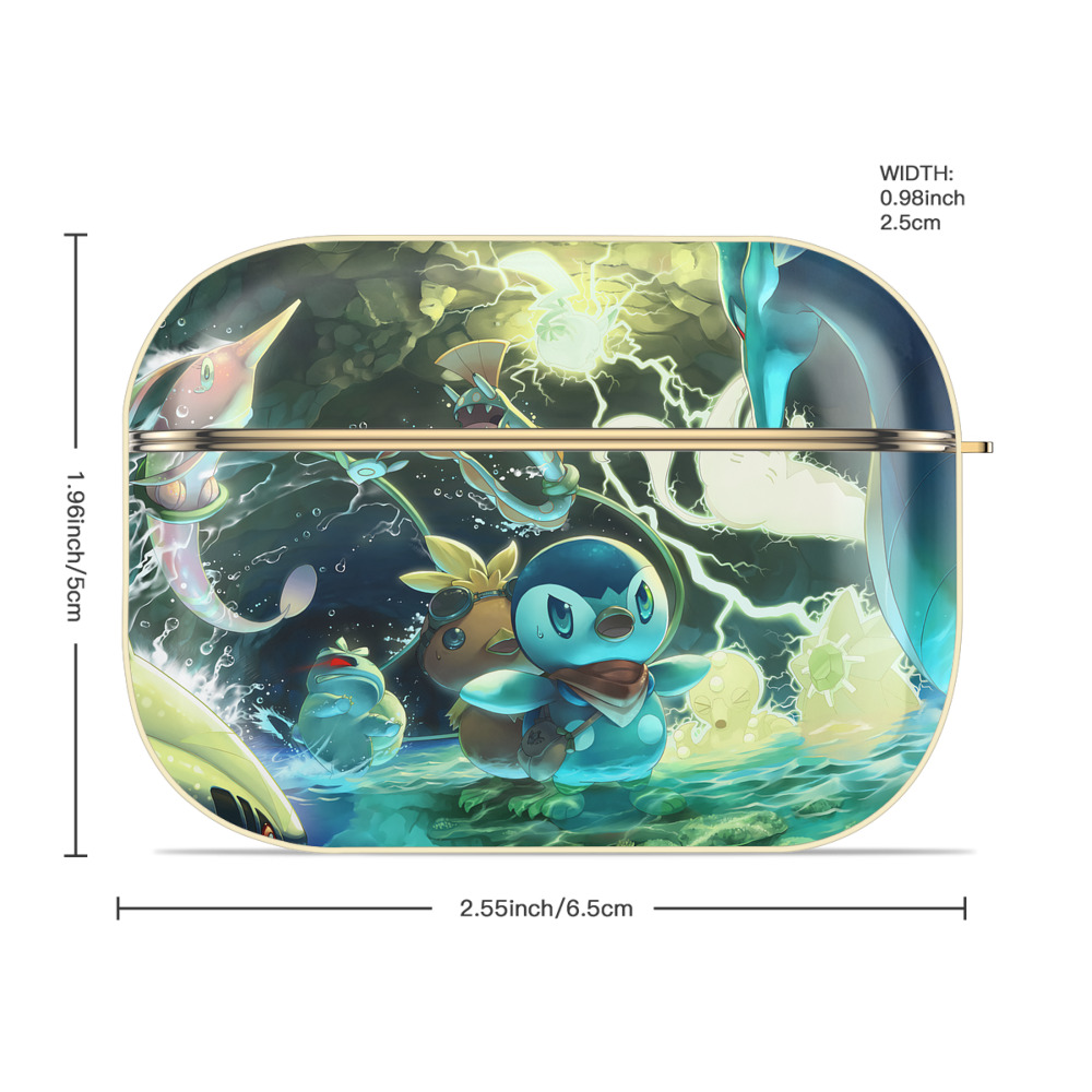 ポケットモンスター Pokémon 【AirPods Pro用】ハードシェル保護ケース｜耐衝撃・防指紋・カラビナ付き商品仕様