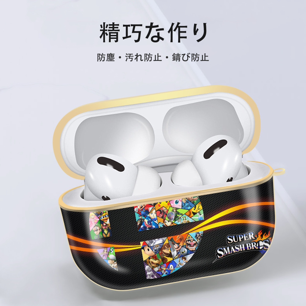 ポケットモンスター Pokémon 【AirPods Pro用】ハードシェル保護ケース｜耐衝撃・防指紋・カラビナ付き商品仕様