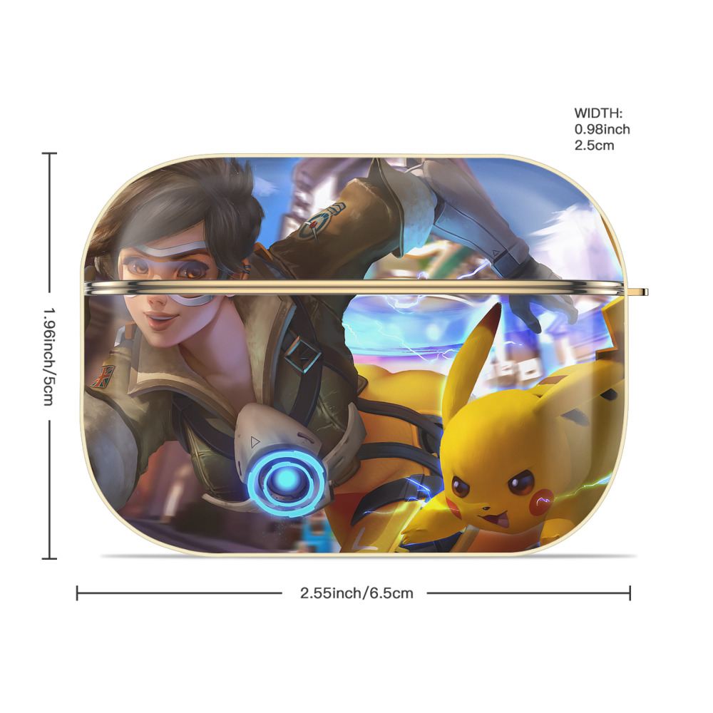 ポケットモンスター Pokémon 【AirPods Pro用】ハードシェル保護ケース｜耐衝撃・防指紋・カラビナ付き商品仕様