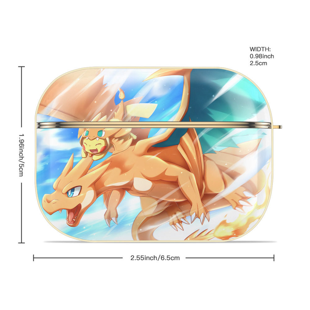 ポケットモンスター Pokémon 【AirPods Pro用】ハードシェル保護ケース｜耐衝撃・防指紋・カラビナ付き商品仕様