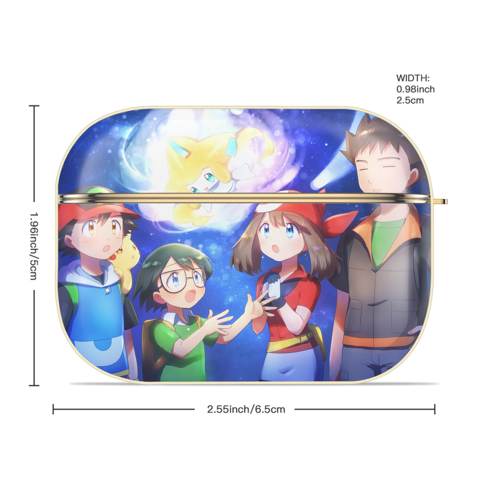 ポケットモンスター Pokémon 【AirPods Pro用】ハードシェル保護ケース｜耐衝撃・防指紋・カラビナ付き商品仕様