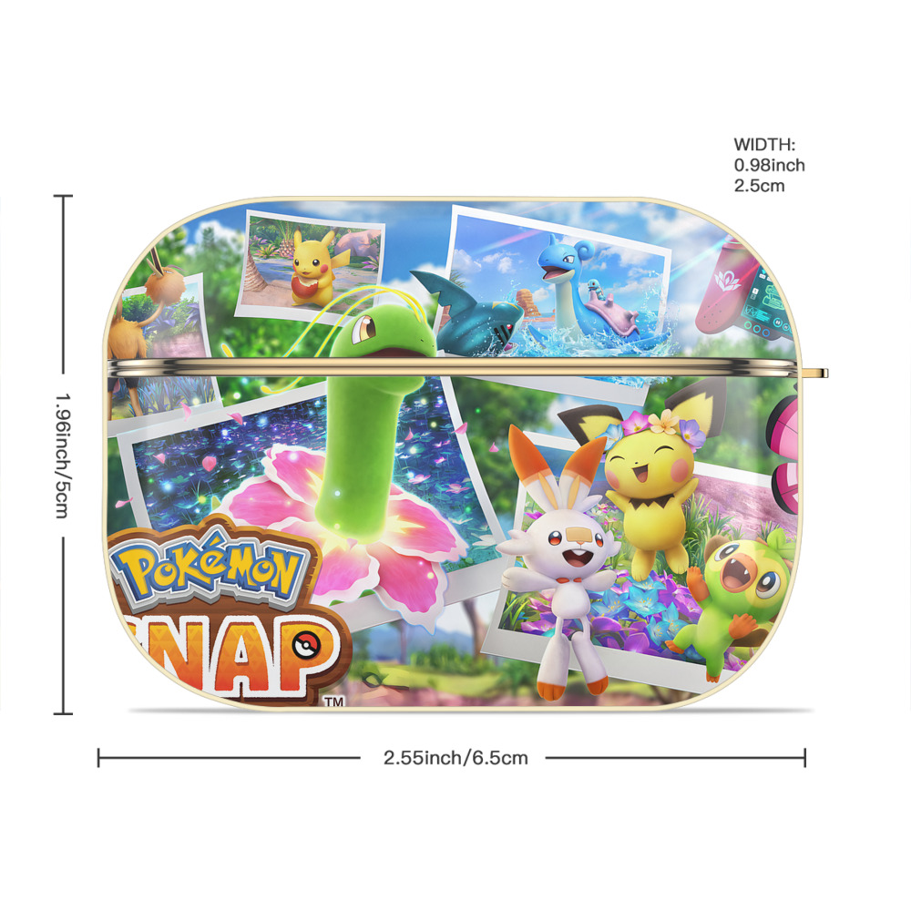 ポケットモンスター Pokémon 【AirPods Pro用】ハードシェル保護ケース｜耐衝撃・防指紋・カラビナ付き商品仕様