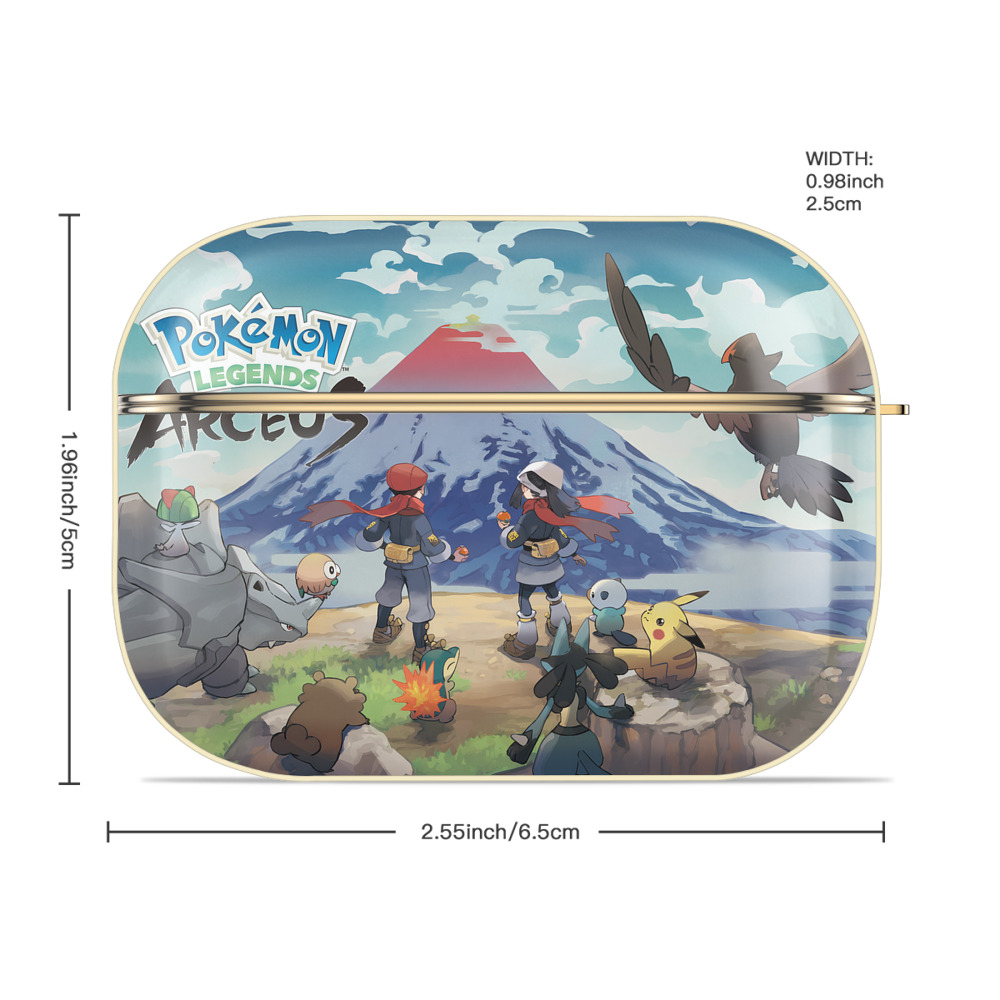 ポケットモンスター Pokémon 【AirPods Pro用】ハードシェル保護ケース｜耐衝撃・防指紋・カラビナ付き商品仕様