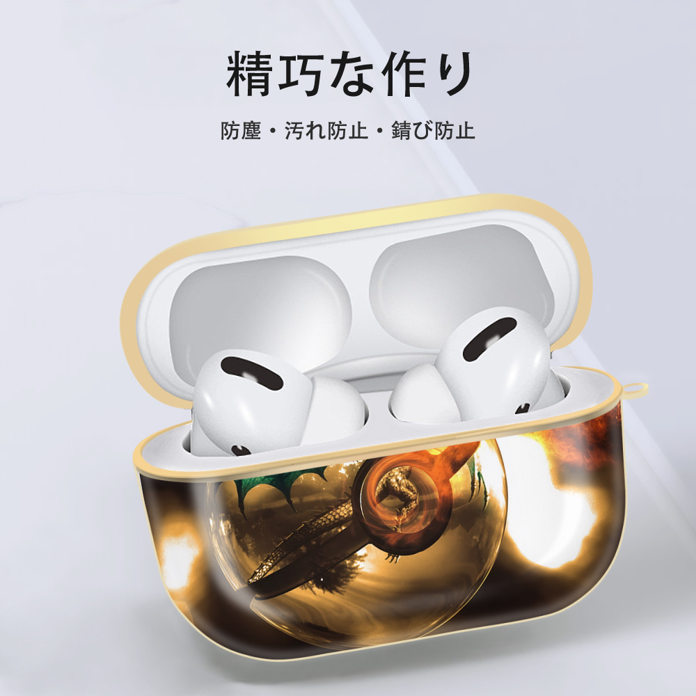 ポケットモンスター Pokémon 【AirPods Pro用】ハードシェル保護ケース｜耐衝撃・防指紋・カラビナ付き商品仕様