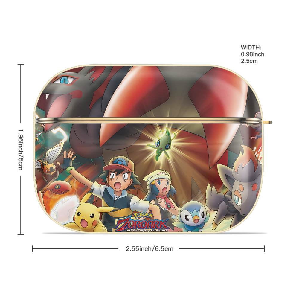 ポケットモンスター Pokémon 【AirPods Pro用】ハードシェル保護ケース｜耐衝撃・防指紋・カラビナ付き商品仕様