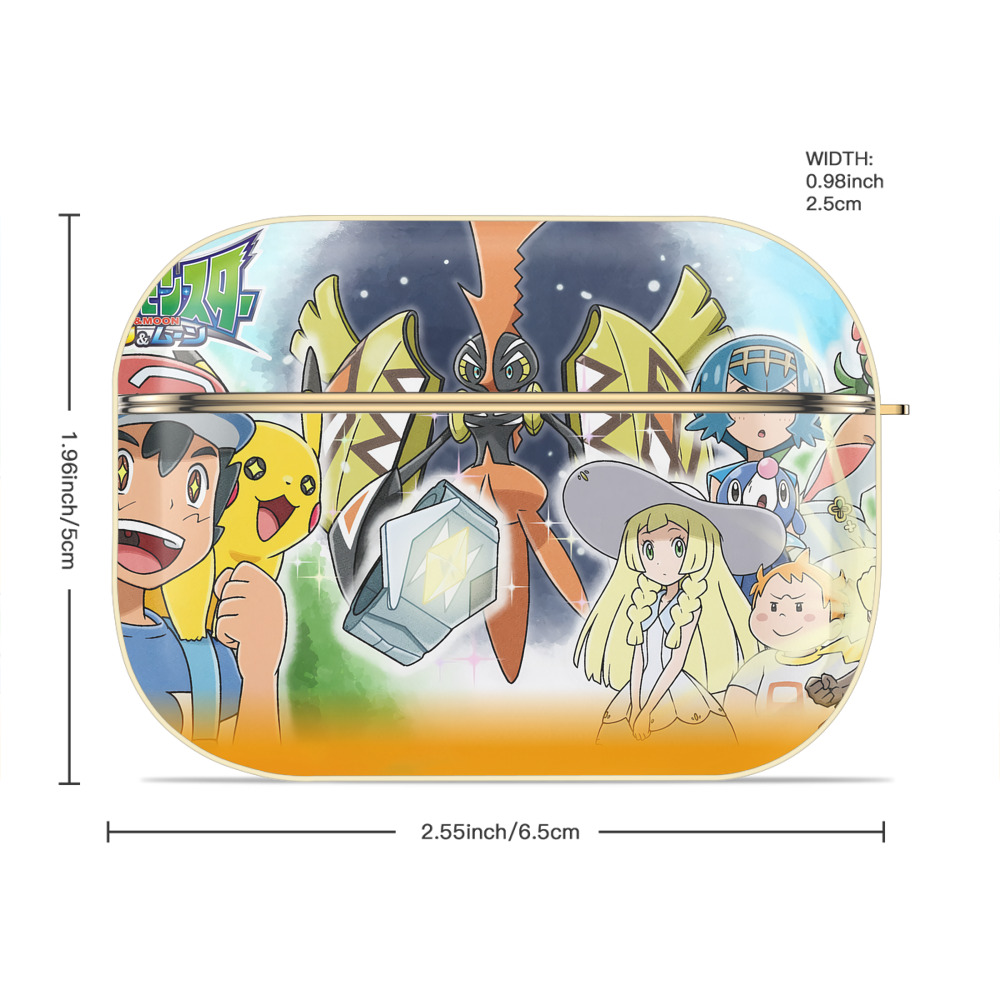 ポケットモンスター Pokémon 【AirPods Pro用】ハードシェル保護ケース｜耐衝撃・防指紋・カラビナ付き商品仕様