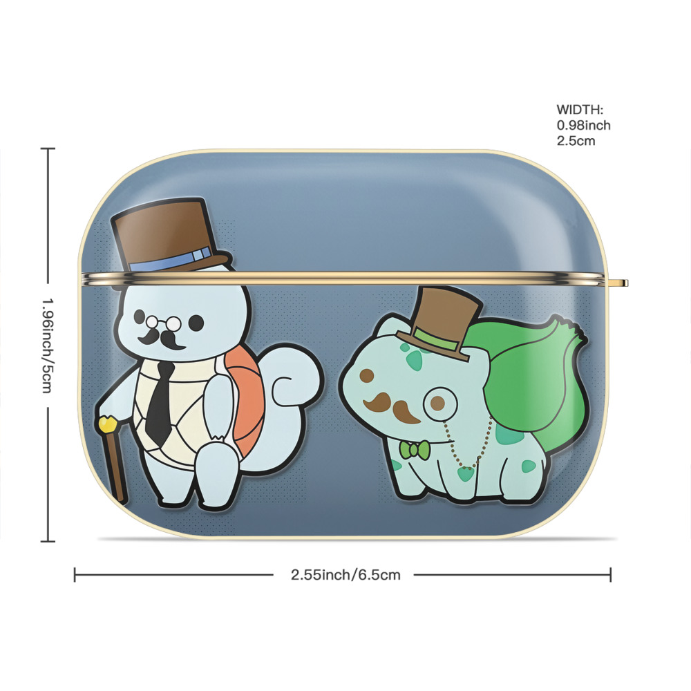 ポケットモンスター Pokémon 【AirPods Pro用】ハードシェル保護ケース｜耐衝撃・防指紋・カラビナ付き商品仕様