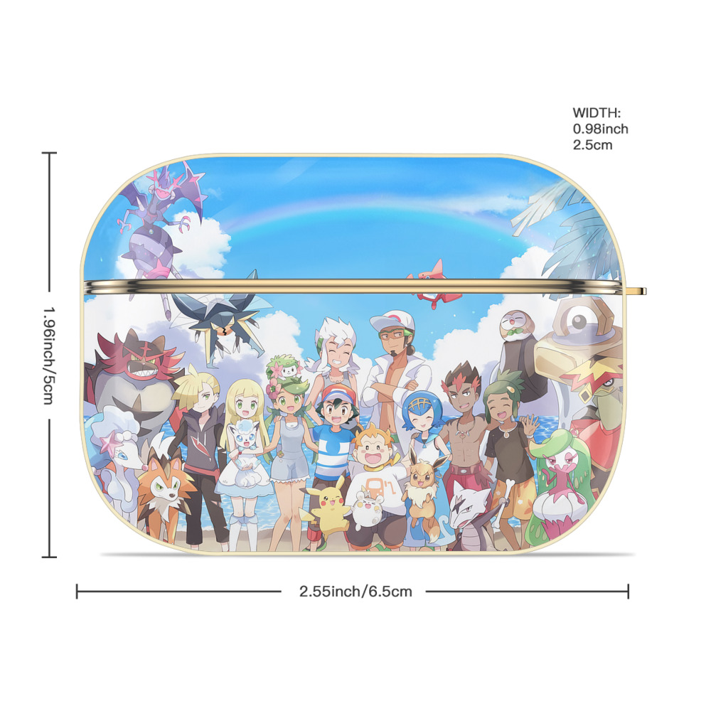 ポケットモンスター Pokémon 【AirPods Pro用】ハードシェル保護ケース｜耐衝撃・防指紋・カラビナ付き商品仕様