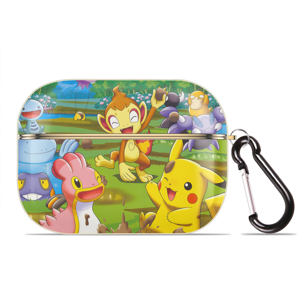 （画像用） ポケットモンスター Pokémon 【AirPods Pro用】ハードシェル保護ケース｜耐衝撃・防指紋・カラビナ付き商品仕様