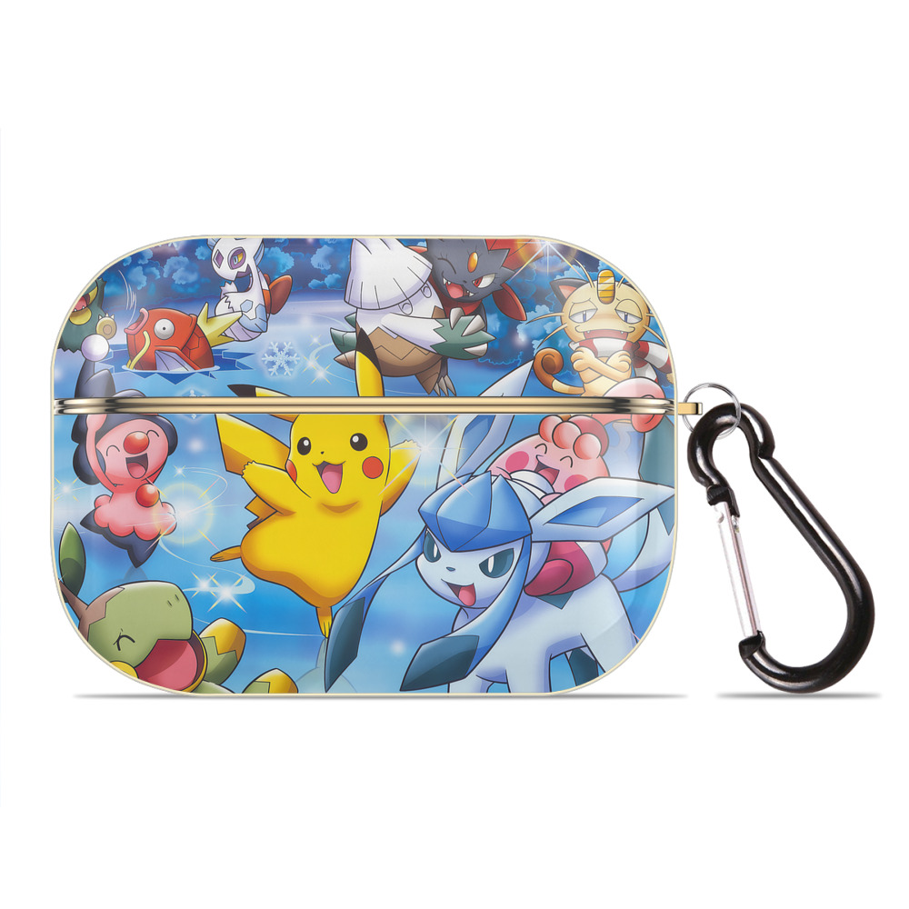 （画像用） ポケットモンスター Pokémon 【AirPods Pro用】ハードシェル保護ケース｜耐衝撃・防指紋・カラビナ付き商品仕様