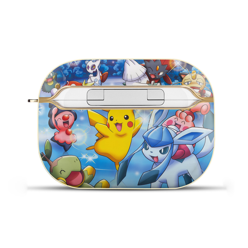 （画像用） ポケットモンスター Pokémon 【AirPods Pro用】ハードシェル保護ケース｜耐衝撃・防指紋・カラビナ付き商品仕様