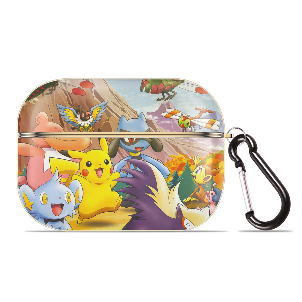 （画像用） ポケットモンスター Pokémon 【AirPods Pro用】ハードシェル保護ケース｜耐衝撃・防指紋・カラビナ付き商品仕様