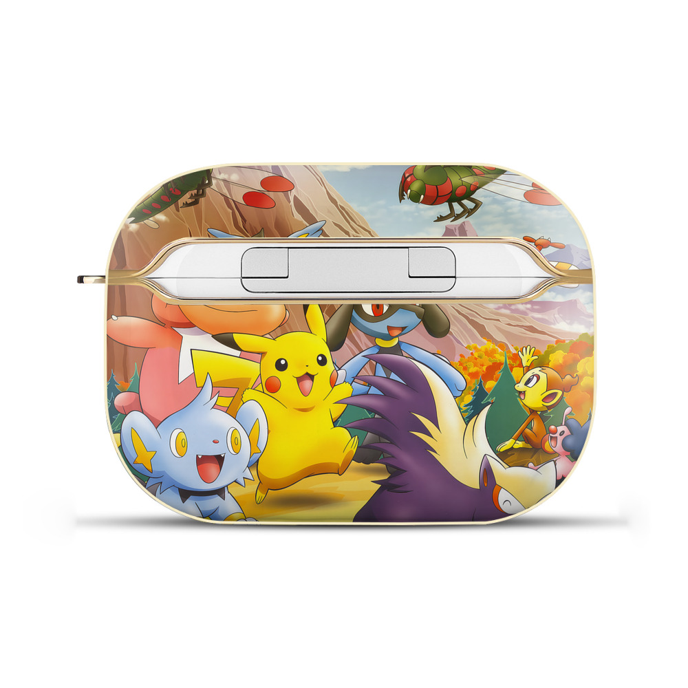 （画像用） ポケットモンスター Pokémon 【AirPods Pro用】ハードシェル保護ケース｜耐衝撃・防指紋・カラビナ付き商品仕様