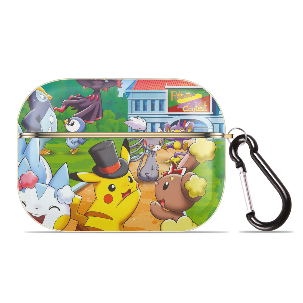 （画像用） ポケットモンスター Pokémon 【AirPods Pro用】ハードシェル保護ケース｜耐衝撃・防指紋・カラビナ付き商品仕様