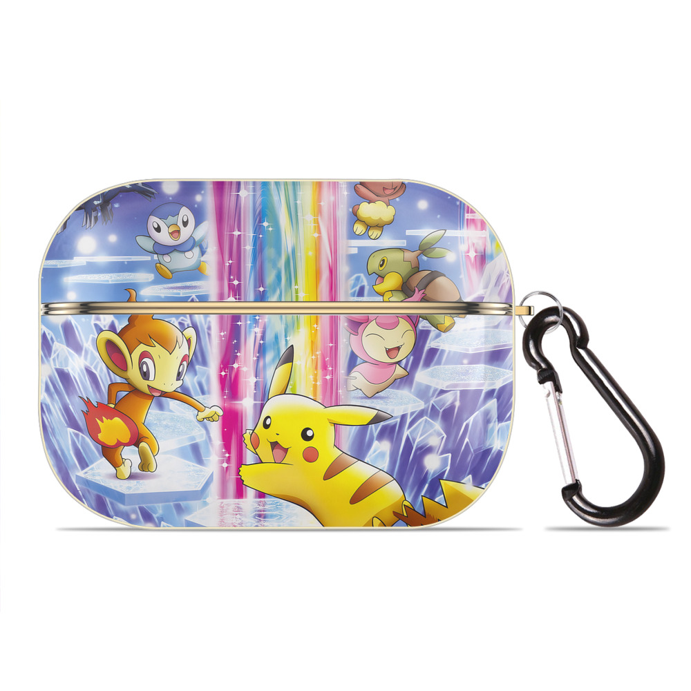 （画像用） ポケットモンスター Pokémon 【AirPods Pro用】ハードシェル保護ケース｜耐衝撃・防指紋・カラビナ付き商品仕様