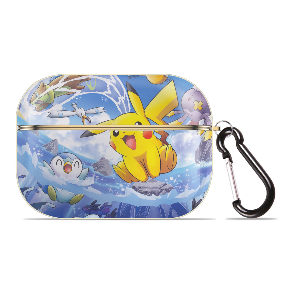 （画像用） ポケットモンスター Pokémon 【AirPods Pro用】ハードシェル保護ケース｜耐衝撃・防指紋・カラビナ付き商品仕様