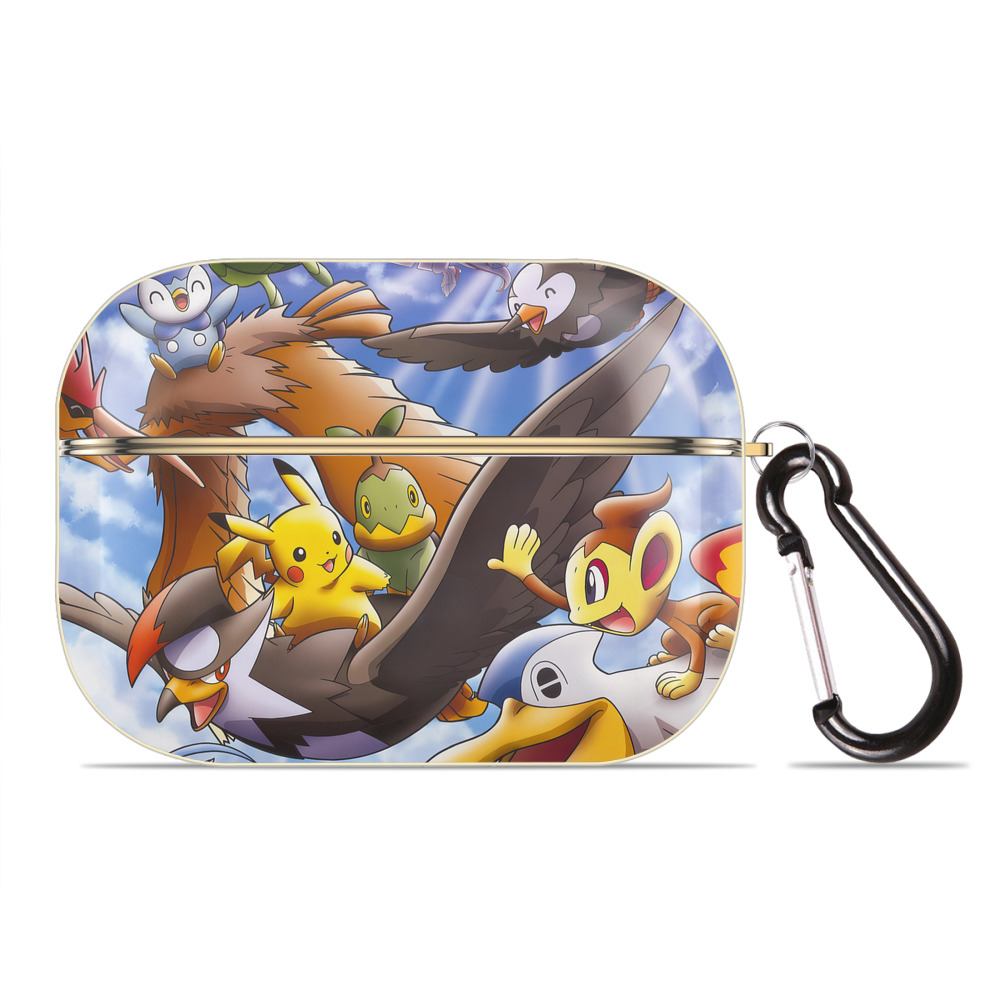 （画像用） ポケットモンスター Pokémon 【AirPods Pro用】ハードシェル保護ケース｜耐衝撃・防指紋・カラビナ付き商品仕様