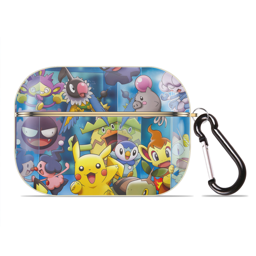 （画像用） ポケットモンスター Pokémon 【AirPods Pro用】ハードシェル保護ケース｜耐衝撃・防指紋・カラビナ付き商品仕様