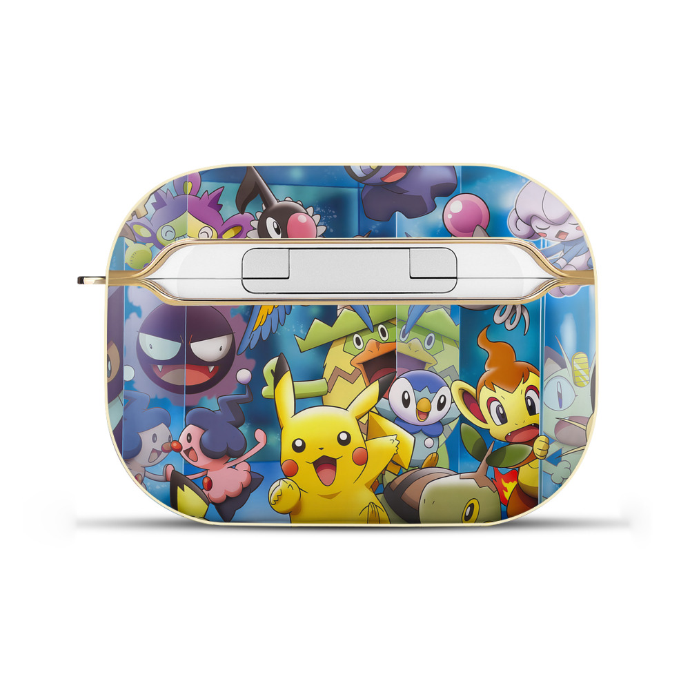 （画像用） ポケットモンスター Pokémon 【AirPods Pro用】ハードシェル保護ケース｜耐衝撃・防指紋・カラビナ付き商品仕様