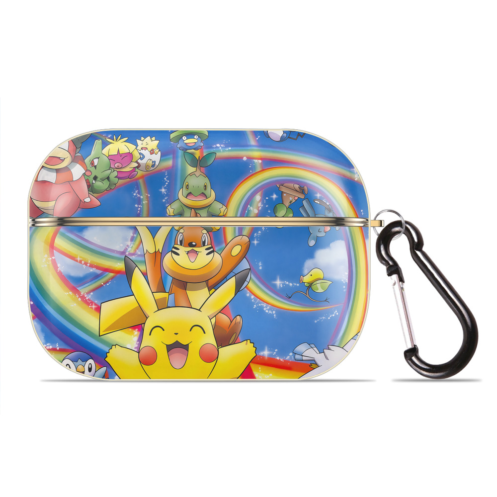 （画像用） ポケットモンスター Pokémon 【AirPods Pro用】ハードシェル保護ケース｜耐衝撃・防指紋・カラビナ付き商品仕様