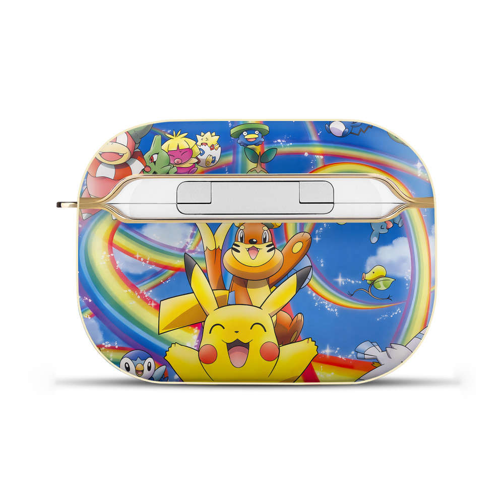 （画像用） ポケットモンスター Pokémon 【AirPods Pro用】ハードシェル保護ケース｜耐衝撃・防指紋・カラビナ付き商品仕様