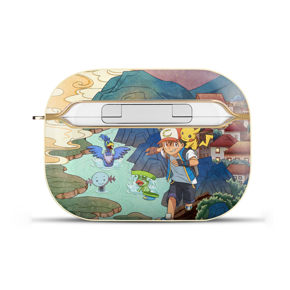（画像用） ポケットモンスター Pokémon 【AirPods Pro用】ハードシェル保護ケース｜耐衝撃・防指紋・カラビナ付き商品仕様