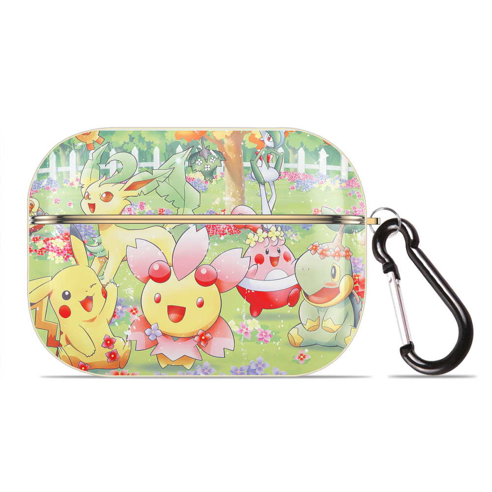（画像用） ポケットモンスター Pokémon 【AirPods Pro用】ハードシェル保護ケース｜耐衝撃・防指紋・カラビナ付き商品仕様