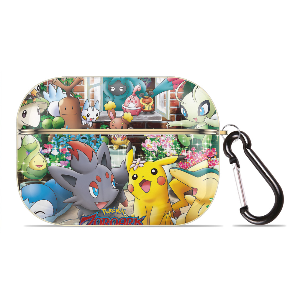 （画像用） ポケットモンスター Pokémon 【AirPods Pro用】ハードシェル保護ケース｜耐衝撃・防指紋・カラビナ付き商品仕様