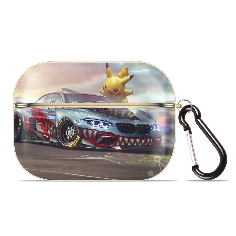 （画像用） ポケットモンスター Pokémon 【AirPods Pro用】ハードシェル保護ケース｜耐衝撃・防指紋・カラビナ付き商品仕様