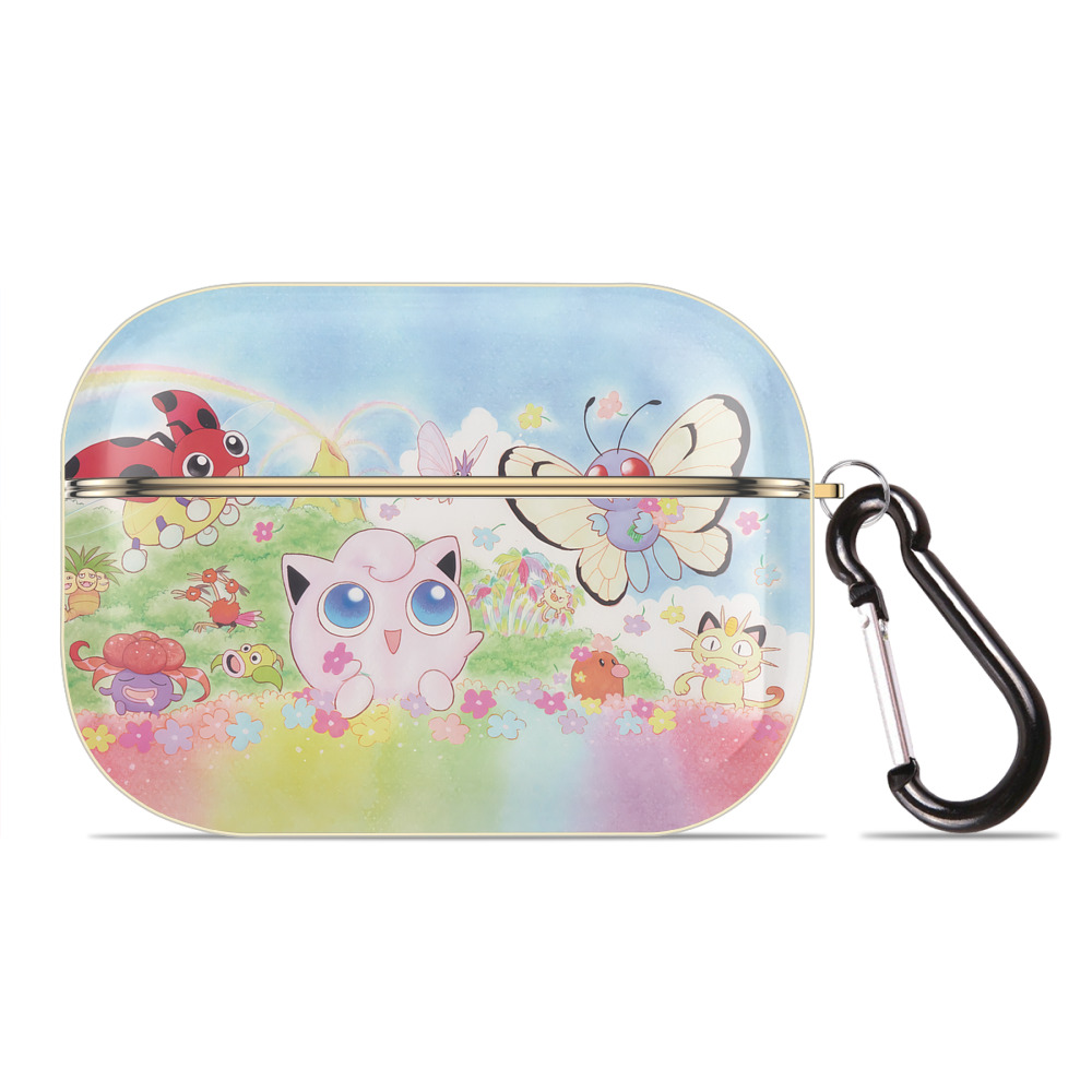 （画像用） ポケットモンスター Pokémon 【AirPods Pro用】ハードシェル保護ケース｜耐衝撃・防指紋・カラビナ付き商品仕様