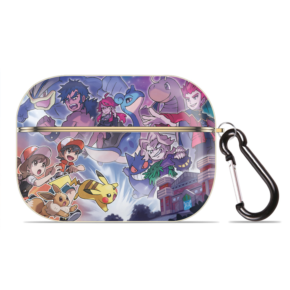 （画像用） ポケットモンスター Pokémon 【AirPods Pro用】ハードシェル保護ケース｜耐衝撃・防指紋・カラビナ付き商品仕様