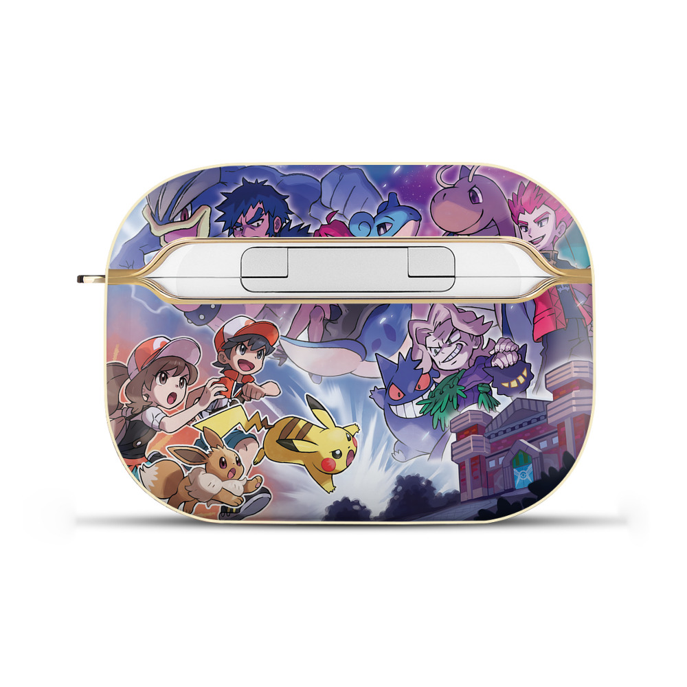 （画像用） ポケットモンスター Pokémon 【AirPods Pro用】ハードシェル保護ケース｜耐衝撃・防指紋・カラビナ付き商品仕様