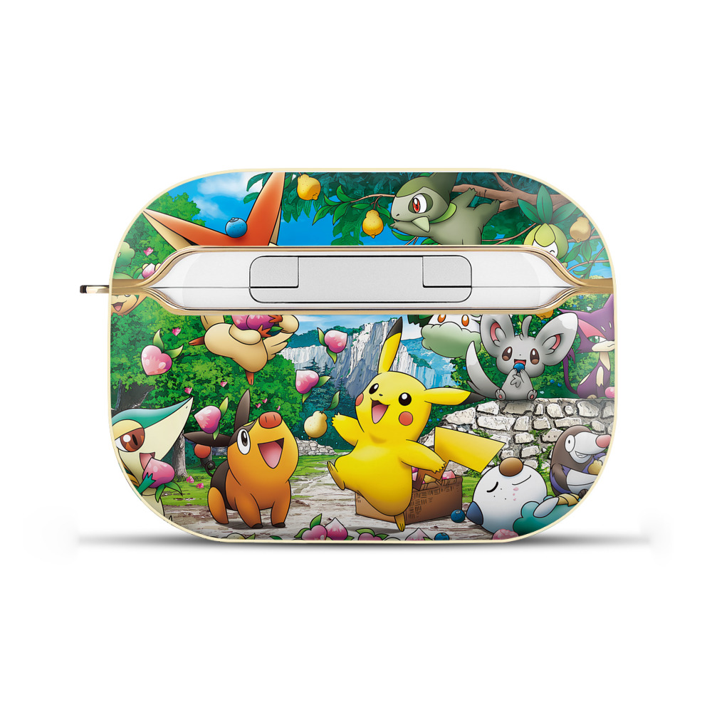 （画像用） ポケットモンスター Pokémon 【AirPods Pro用】ハードシェル保護ケース｜耐衝撃・防指紋・カラビナ付き商品仕様