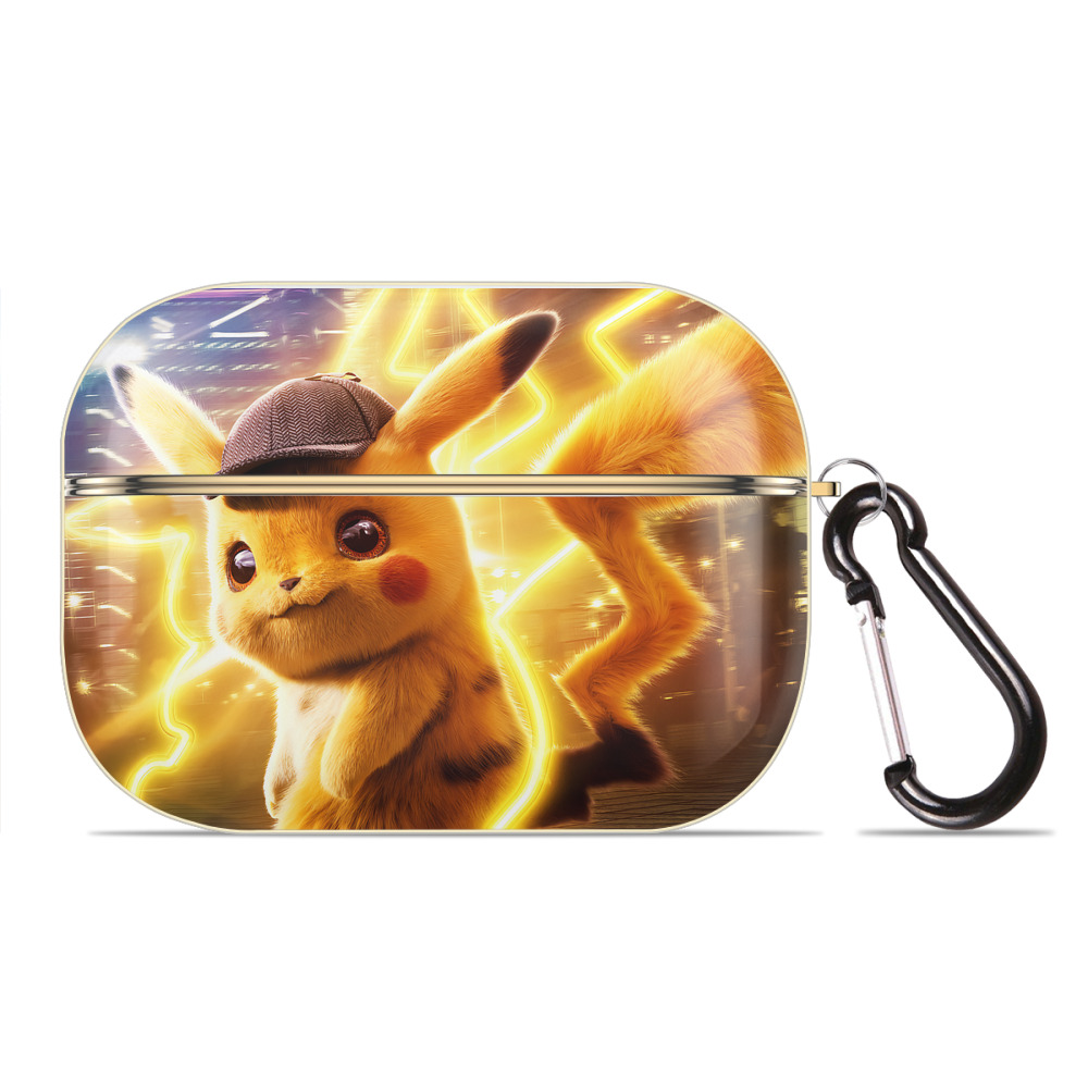（画像用） ポケットモンスター Pokémon 【AirPods Pro用】ハードシェル保護ケース｜耐衝撃・防指紋・カラビナ付き商品仕様