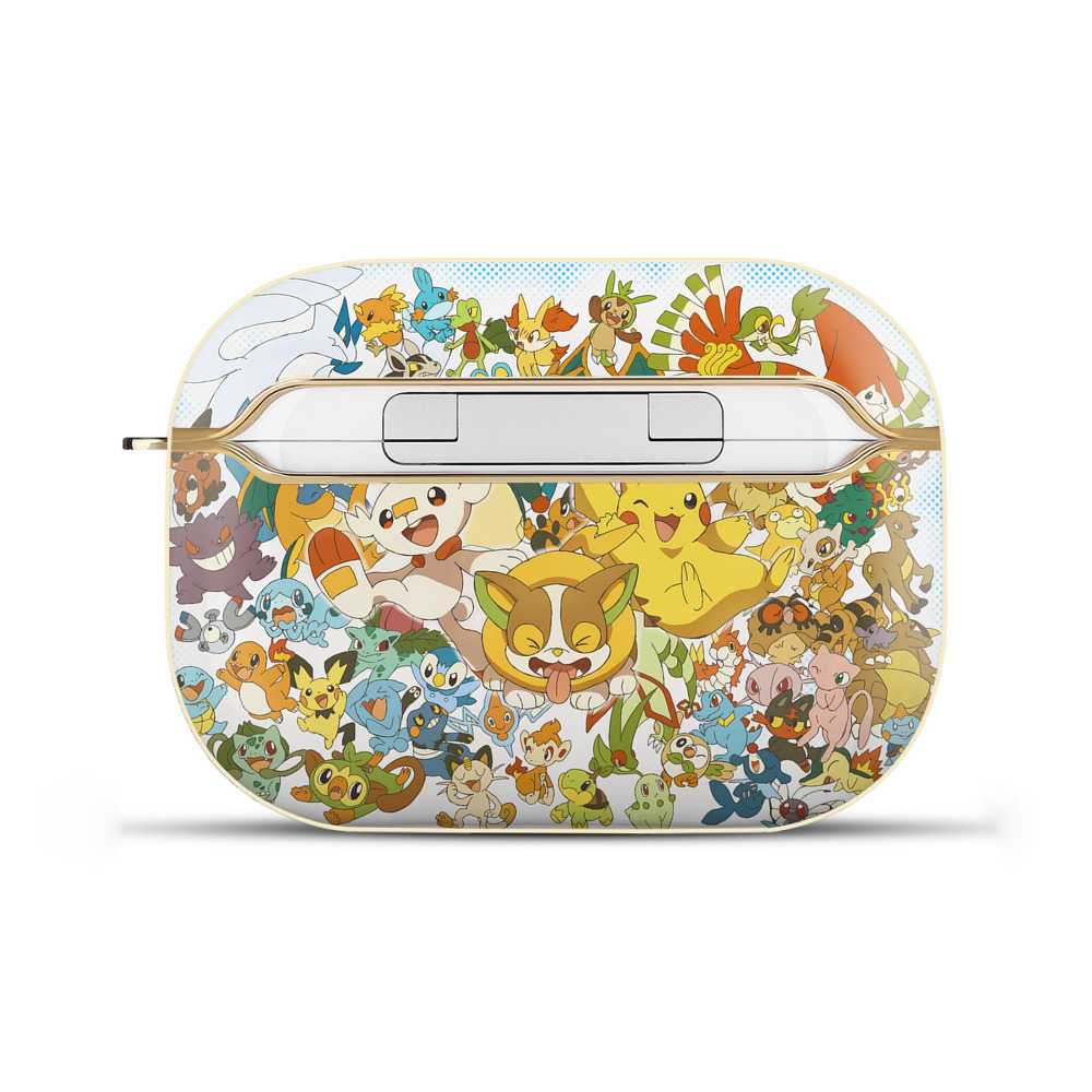 （画像用） ポケットモンスター Pokémon 【AirPods Pro用】ハードシェル保護ケース｜耐衝撃・防指紋・カラビナ付き商品仕様