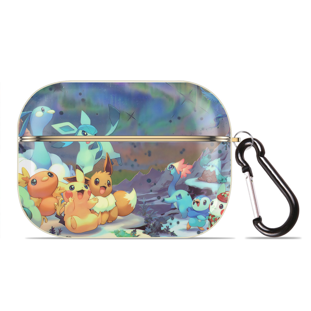 （画像用） ポケットモンスター Pokémon 【AirPods Pro用】ハードシェル保護ケース｜耐衝撃・防指紋・カラビナ付き商品仕様